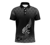 Camiseta Hombre Conmemorativo Tailandés Tradicional Impreso Oficial Llegada Asia Sudeste Este Alto Casual Cómodo para Diario, B-gris, XXL