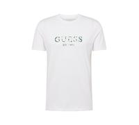 Camiseta Hombre GUESS M gris oscuro / verde / blanco