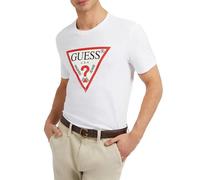 Camiseta Hombre GUESS Original Logo Camiseta PurWhite M