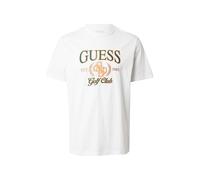 Camiseta Hombre GUESS S kitt / oro / esmeralda / blanco
