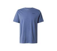 Camiseta Hombre KnowledgeCotton Apparel S zafiro / chocolate / amarillo oscuro / blanco