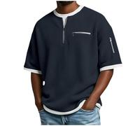 Camiseta Hombre Manga Corta Básicas Cuello Redondo Suaves Y Transpirables con Cuello Redondo Camisetas Hombres Casual Transpirable Disponible En Muchas Variantes De Colora