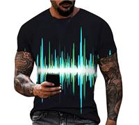 Camiseta Hombre Manga Corta Camisetas Verano Deportivo Golf T-Shirts, Regalo Dia del Padre Oferta Flash - Algodon Moda Tecnicas Tshirt Ropa Hombre(Cian,XL)