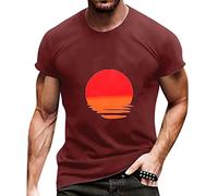 Camiseta Hombre Manga Corta Cuello Redondo Estilo Casual Clásica Unicolor De Tallas Grandes Manga Corta Cuello Redondo Disponible En Muchas Variantes De Colora