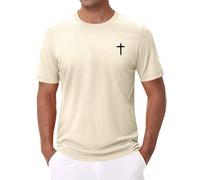 Camiseta Hombre Manga Corta Cuello Redondo Oversize Algodón Transpirable Holgada Talla Grande Rebajas Verano Regolare Tinta Unita Taglie Forti Quotidiano