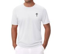 Camiseta Hombre Manga Corta Cuello Redondo Oversize Algodón Transpirable Holgada Talla Grande Rebajas Verano Regolare Tinta Unita Taglie Forti Quotidiano