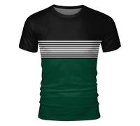 Camiseta Hombre Manga Corta De Tallas Grandes Manga Corta Cuello Redondo Básica Elástico Cuello Redondo Camiseta Interior Disponible En Muchas Variantes De Colora