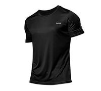 Camiseta Hombre Oversize, Camisa Hombre Vaquera, Deportiva Manga Corta para Seda Helada Holgada Secado RáPido para Fitness Media Manga Informal Y Transpirable Tshirt T-Shirt Masculina T Shirt