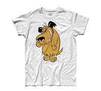 Camiseta Hombre Patán 3 - The Autos Locos Y Dick Dastardly - Línea Clásico - 100% Algodón 185 Gr/Mq (XXL, Blanco)