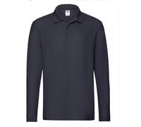Camiseta Hombre Polo Premium Manga Larga 100% Algodón Fruit of the Loom