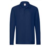 Camiseta Hombre Polo Premium Manga Larga 100% Algodón Fruit of the Loom