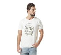 Camiseta Hombre Prest, Camiseta Hombre 100% Algodón, blanco, XL