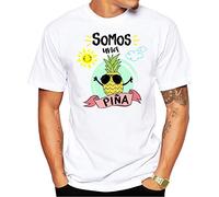 Camiseta Hombre Somos una Piña Camiseta Divertida de Grupos de Despedida, Bodas, Fiestas, Feria (XL)