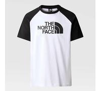 Camiseta Hombre The North Face Raglan Easy Tee A87N7 FN41 Blanco Negro