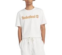 Camiseta Hombre TIMBERLAND Kennebec River Logo Lineal Camiseta VINTAGE BLANCA L