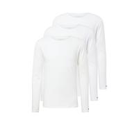 Tommy Hilfiger Hombre Pack de 3 Camiseta de manga largas Basic, Multicolor (White/White/White), S