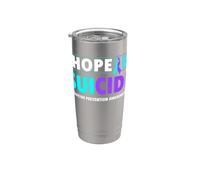 Camiseta Hope Suicde Prevention Concientización - Prevención del Suicidio Vaso térmico de acero inoxidable de doble pared
