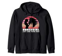 Camiseta Horsegirl Just One More Ride, Horse Girls, Horse Lover Sudadera con Capucha