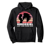 Camiseta Horsegirl Just One More Ride, Horse Girls, Horse Lover Sudadera con Capucha