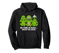 Camiseta Humor Alien - We Come In Peace Design Sudadera con Capucha