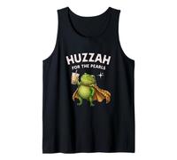 Camiseta Huzzah For The Pearls Boba Frog Coffee Gen Z Fantasy Camiseta sin Mangas
