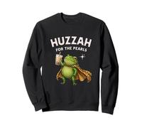 Camiseta Huzzah For The Pearls Boba Frog Coffee Gen Z Fantasy Sudadera