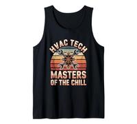 Camiseta HVAC Master of The Chill - Técnico Retro HVAC Camiseta sin Mangas
