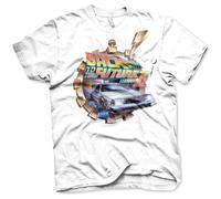 Camiseta Hybris Back To The Future Parte II Vintage DeLorean Máquina del Tiempo