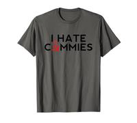 Camiseta I Hate Commies - Presidente Anti Ruso Ronald Reagan Camiseta