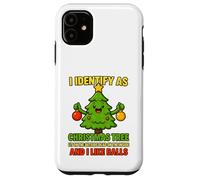 Camiseta I Identify As A Christmas Tree Lit On The Outside Carcasa para iPhone 11