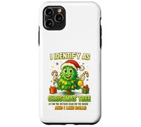 Camiseta I Identify As A Christmas Tree Lit On The Outside Carcasa para iPhone 11 Pro MAX