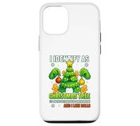 Camiseta I Identify As A Christmas Tree Lit On The Outside Carcasa para iPhone 12/12 Pro