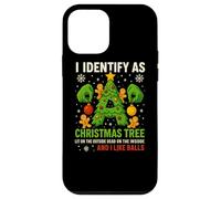 Camiseta I Identify As A Christmas Tree Lit On The Outside Carcasa para iPhone 12 Mini
