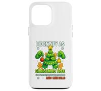 Camiseta I Identify As A Christmas Tree Lit On The Outside Carcasa para iPhone 13 Pro MAX