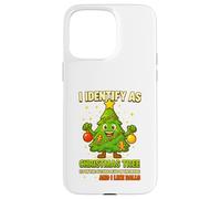 Camiseta I Identify As A Christmas Tree Lit On The Outside Carcasa para iPhone 15 Pro MAX