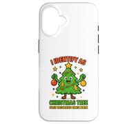Camiseta I Identify As A Christmas Tree Lit On The Outside Carcasa para iPhone 16