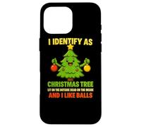 Camiseta I Identify As A Christmas Tree Lit On The Outside Carcasa para iPhone 16 Pro MAX