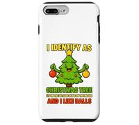 Camiseta I Identify As A Christmas Tree Lit On The Outside Carcasa para iPhone 7 Plus/8 Plus