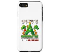Camiseta I Identify As A Christmas Tree Lit On The Outside Carcasa para iPhone SE (2020) / 7/8