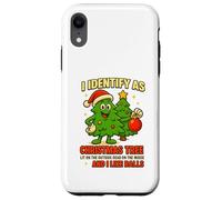 Camiseta I Identify As A Christmas Tree Lit On The Outside Carcasa para iPhone XR
