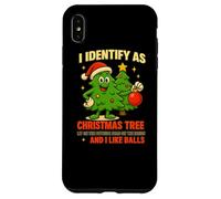 Camiseta I Identify As A Christmas Tree Lit On The Outside Carcasa para iPhone XS MAX