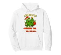 Camiseta I Identify As A Christmas Tree Lit On The Outside Sudadera con Capucha