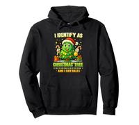 Camiseta I Identify As A Christmas Tree Lit On The Outside Sudadera con Capucha