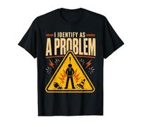 Camiseta I Identify As A Problem Camiseta gráfica económica