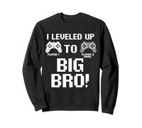Camiseta I leveled up to Big Bro!, Gamer New Brother Sudadera