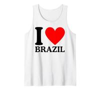 Camiseta I Love Brazil - I Heart Brazil Camiseta sin Mangas