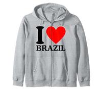 Camiseta I Love Brazil - I Heart Brazil Sudadera con Capucha