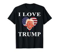 Camiseta I Love Donald Trump Camiseta