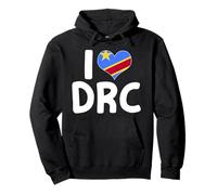 Camiseta I Love DRC del orgullo congoleño Sudadera con Capucha