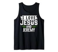 Camiseta I Love Jesus and Jeremy Nombre Jeremy Camiseta sin Mangas